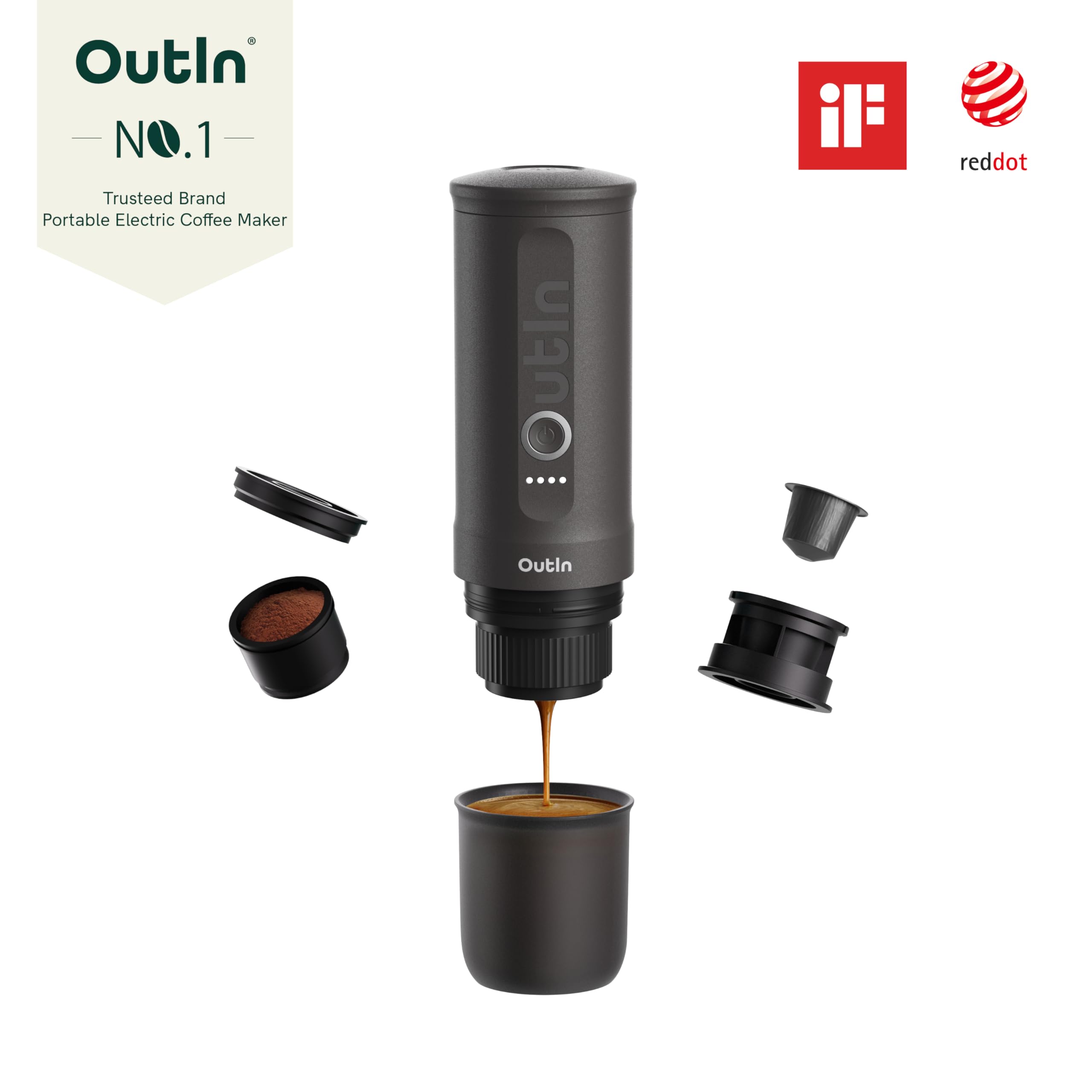 【新品未使用】outin nano Amazon.co.jp: Outin Nano Portable Electric Espresso Machine
